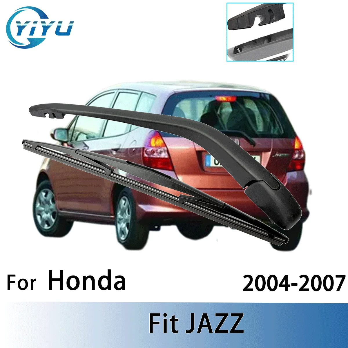 1/2PCS Heckscheibe Wischer Klinge Wischer Arm Kit Für Honda Fit JAZZ 2004-2007 Windschutzscheibe Scheibenwischer Pinsel