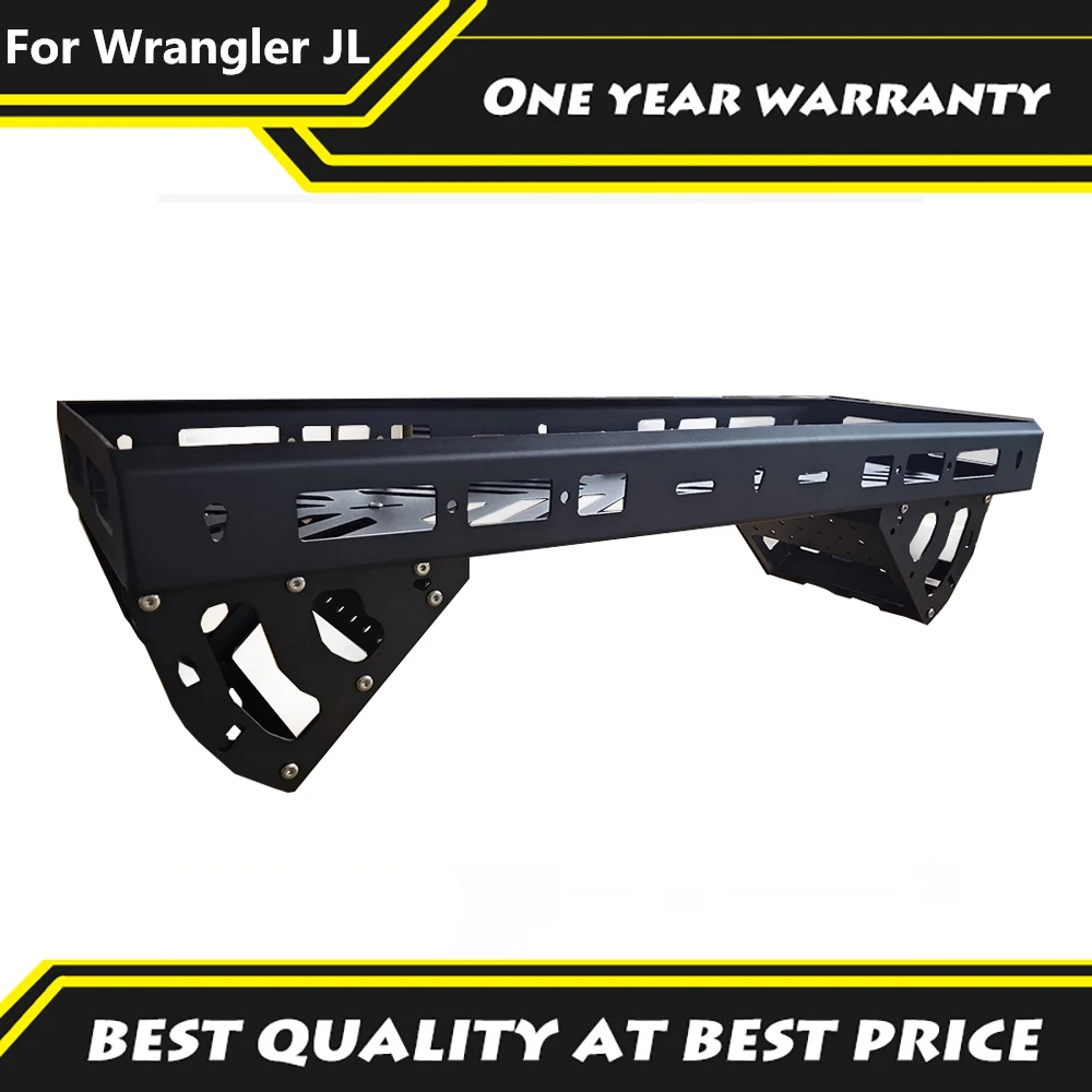 Offroad 4x4 Car Universal Steel Rear Spare Tire Utility Basket General For Wrangler JK JL & Bronco & Tank 300 & Tank 500