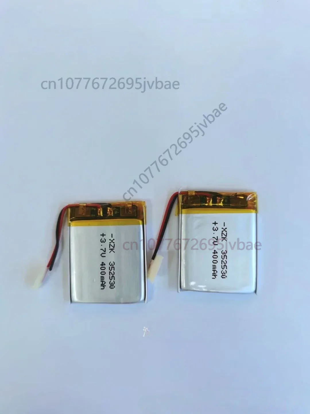 Rechargeable Li-Po Cell 352530 3.7V 300mAh for smart wearables, medical devices, LED lights and beauty instruments