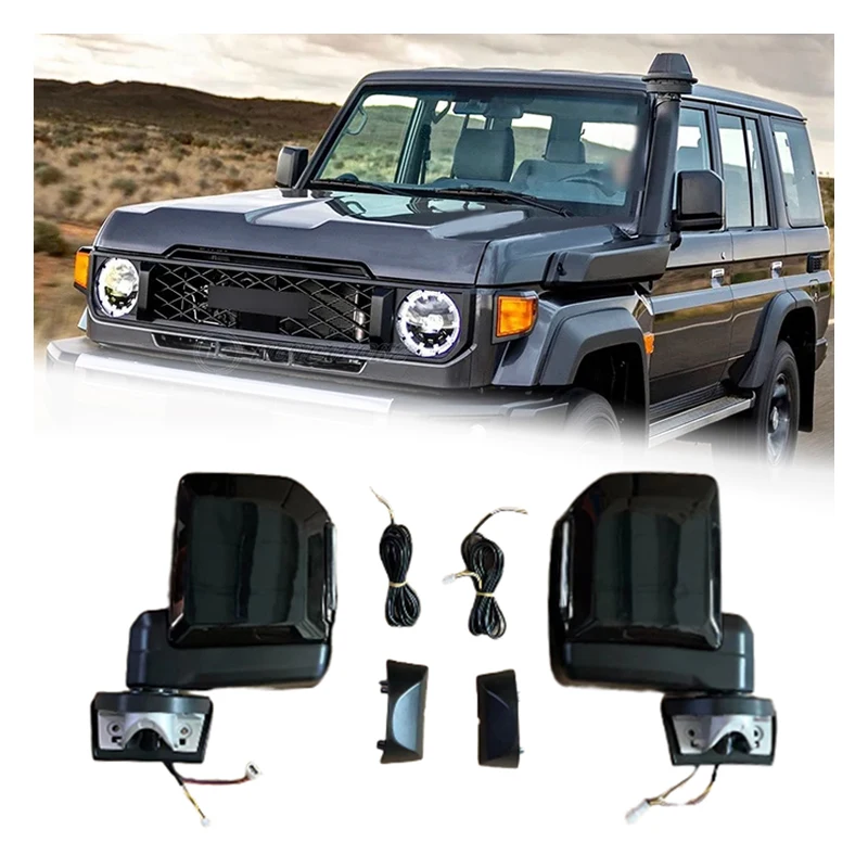 

Maictop New Car Accessories Led Mirrors Mirror with Led Light Led Side Mirror Lc79 Accessories for Land Cruiser 70 Series