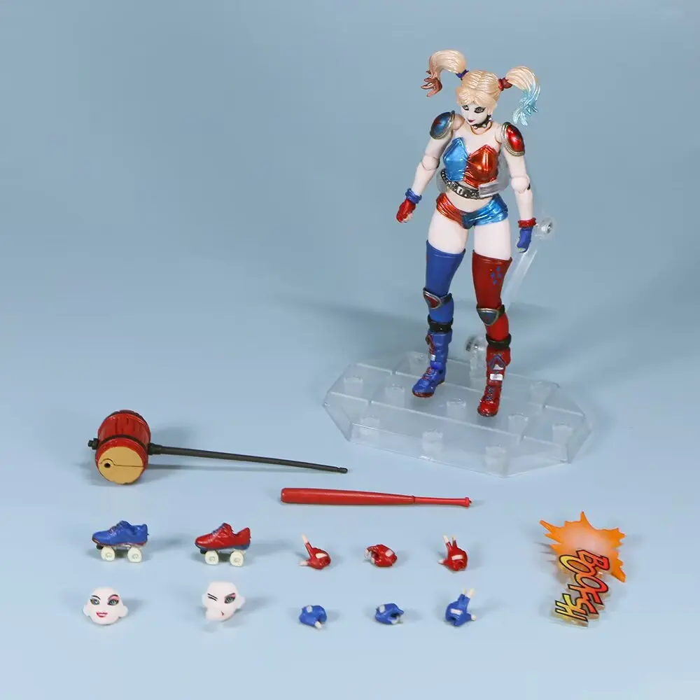 Amazing Series Yamaguchi No 015EX Harley Quinn Articulated Action Figure Boxed Collectible Model For Adult Home Display Decor view 2