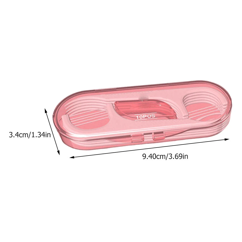 20Pcs Floss Picks with Storage Box Portable Dental Floss Sticks Thin Design for Deep Teeth Cleaning Between Hard to Reach Areas