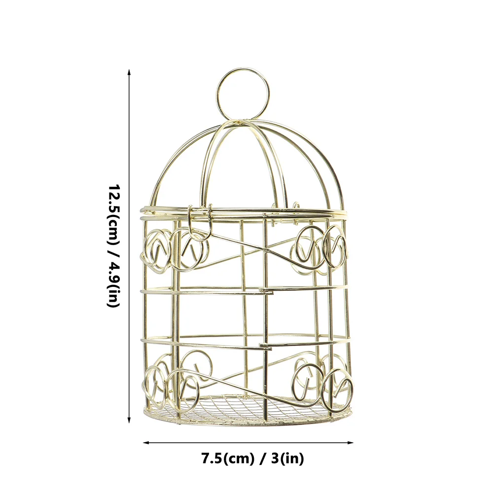 4 قطعة المغذية جوفاء خمر قفص شكل في الهواء الطلق سلة معلقة الفاكهة الخضار حامل الطعام توريد الطيور
