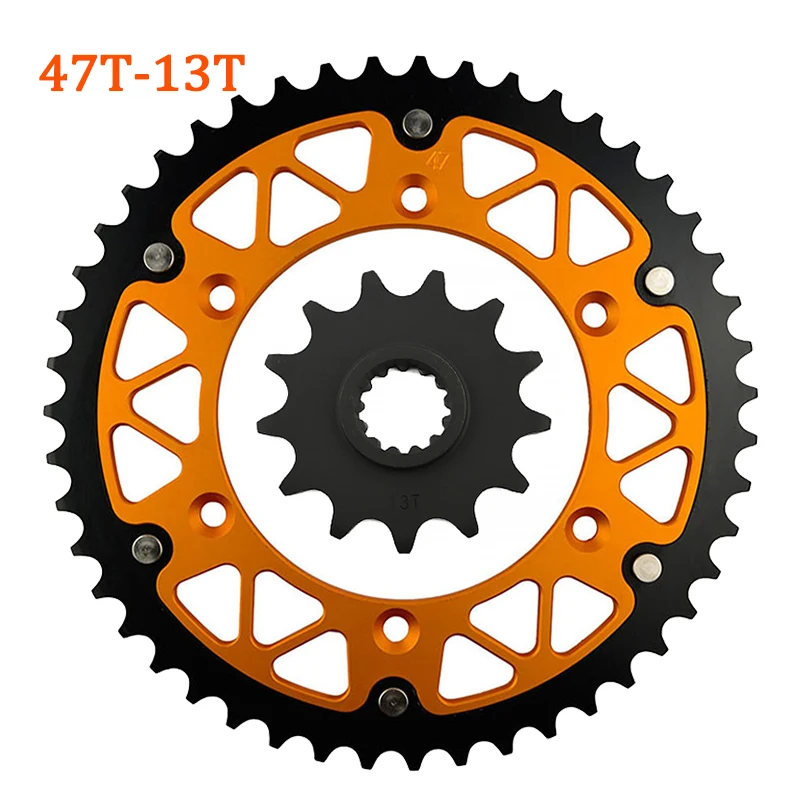 دراجة نارية 520 45T-52T 13T الجبهة الخلفية ضرس لسوزوكي DR250 DR-Z250 RM250 RMX250 DR350 DR-Z400 DR RM RMX DRZ 250 350 400 L M #4