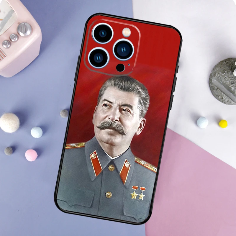 حافظة هاتف ستالين لزعيم الاتحاد السوفياتي لهاتف آيفون 17 برو ماكس فوندا لهاتف آيفون 17 اير 17 برو #2