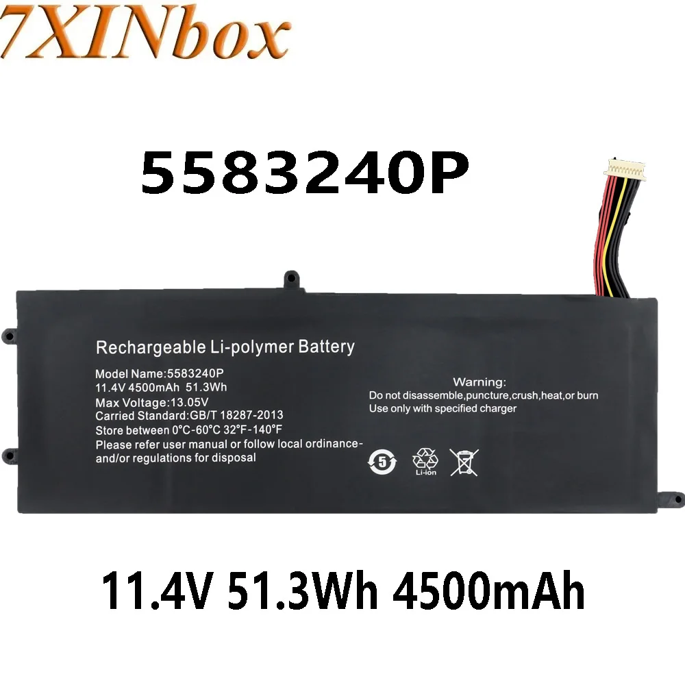 

7XINbox 5583240P 11.4V 51.3Wh 4500mAh Laptop battery for For Teclast F15 PRO Notebook UTL-547872-3S series