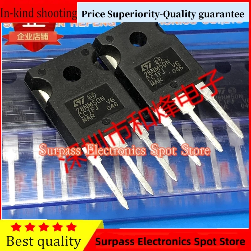 5PCS-10PCS 28NM50N STW28NM50N TO-247 500V 21A  Best Quality  L Quick Delivery Fast Shipping