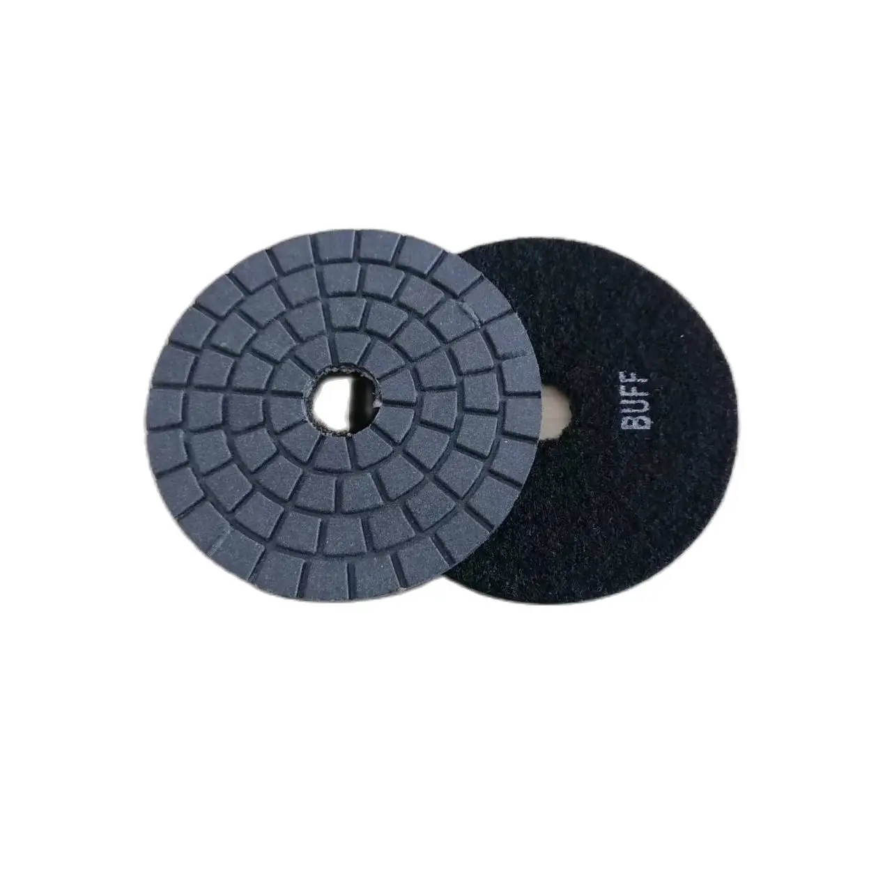 4 Inch 100mm Black Diamond Abrasive Wet Buff Polishing Pad Durable Resin Bond High Quality For Grinding Stone Marble Granite