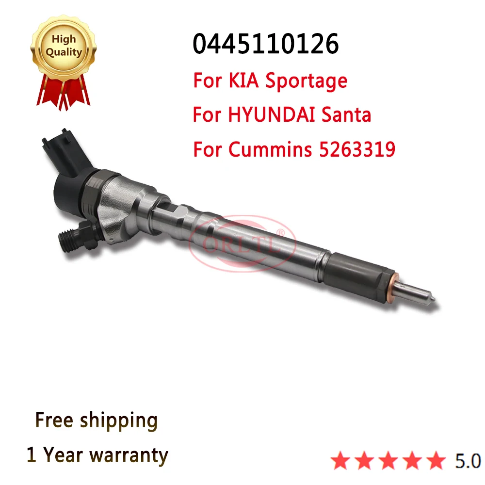 

33800-27900 For Hyundai 0445110126 Common Rail Injector Sprayer 0445 110 126 Diesel Nozzle Assy 0 445 110 126