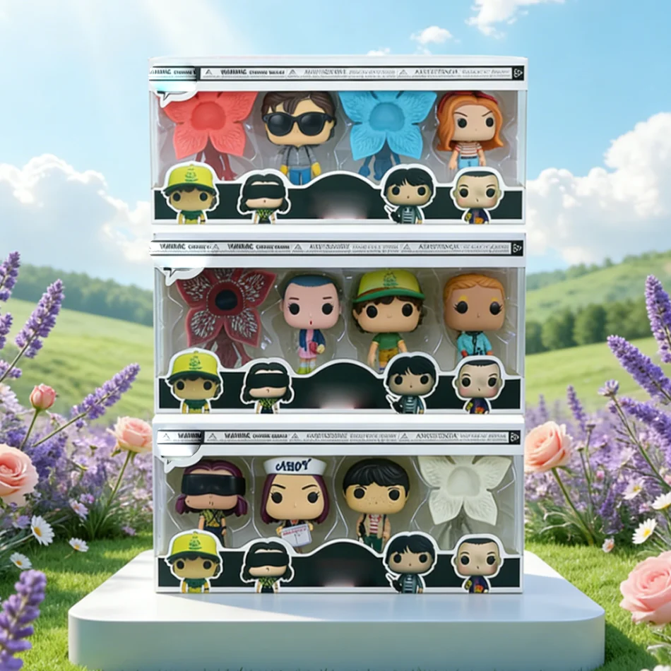 Hot-Selling 3-Set Box Creative Character Figures Cute Desktop Ornaments Surprise Gifts for Kids Bulk Orders Supported In Stock