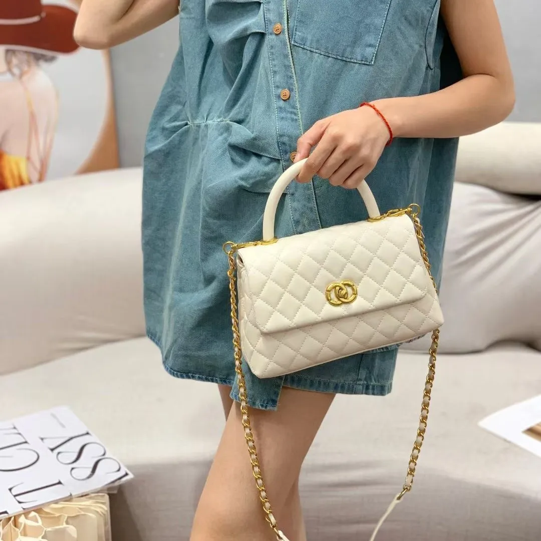 

2025 New Women's Chain Bag - Fashion Lock Closure Tote, Stylish Crossbody & Shoulder Handbag for Women, Trendy Clutch Purse