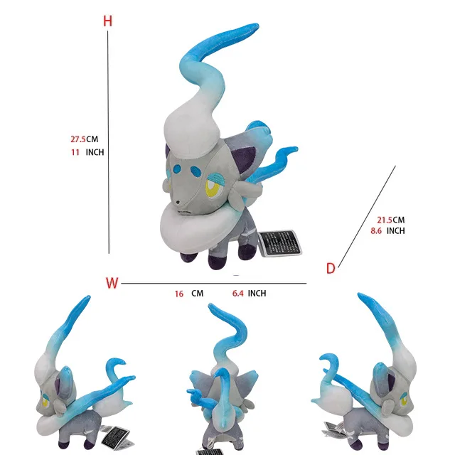 Pokémon Großes Plüschtier, Erd-Schildkröte, Huangyan-Wolf, Soloya, Feurdrache, Spielzeugpuppe, Plüschtier Chi – Detail 13