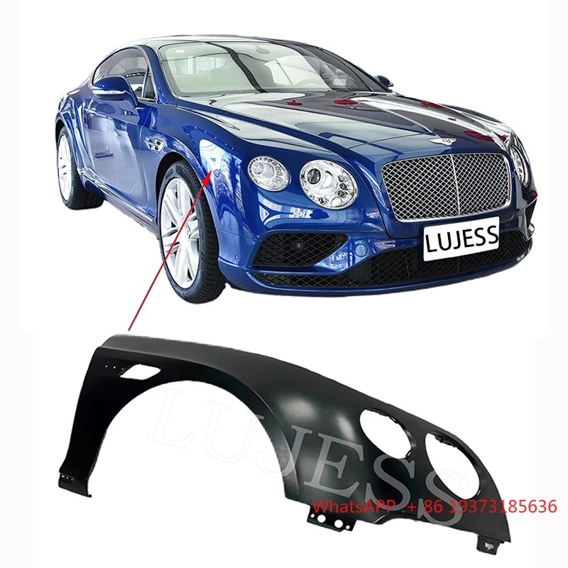 High Quality Auto Parts New Car Interior Front Fender for Bentley Continental GT GTC Aluminum Material OEM 3W8821021 3W8821022