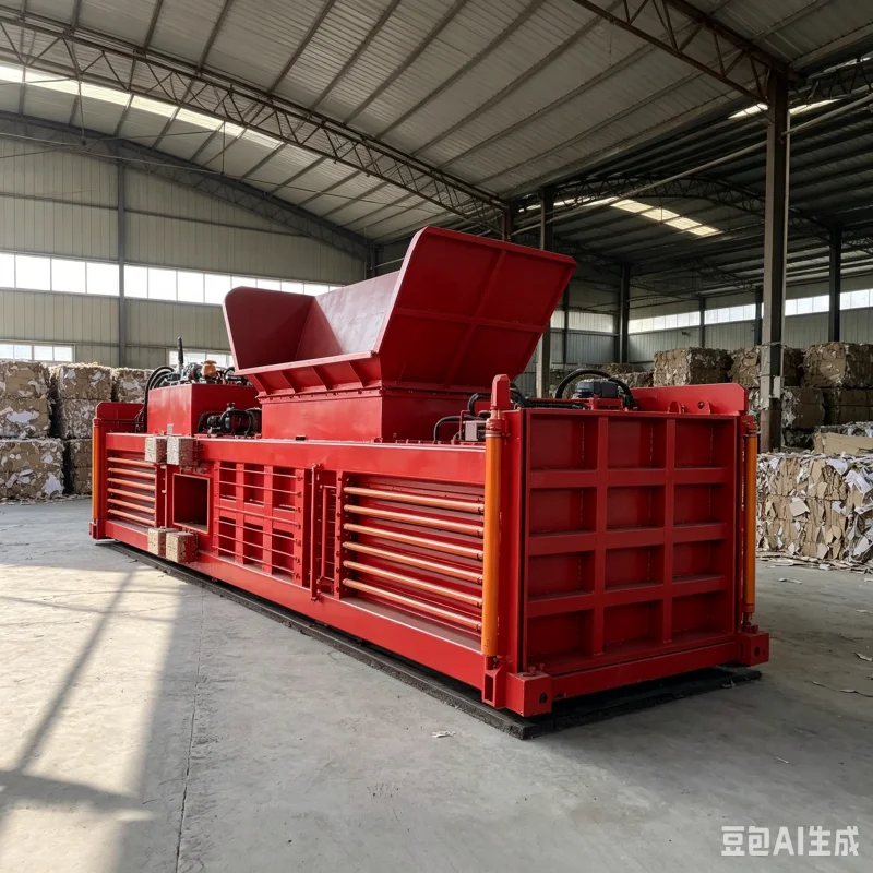 Low Labor Consumption Fully Automatic Horizontal Baler For Textile Fabric Garment Factory Scrap High Density Baling Operation