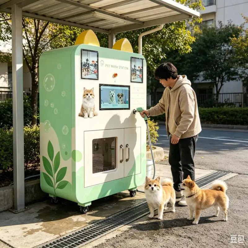 Customized Dog Wash Vending Machine Smart Pet Cleaning Station Automatic Grooming Equipment Easy Operation