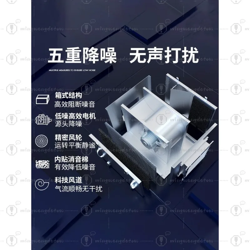 Cabinet Centrifugal Fan, Commercial Kitchen High Pressure Silent Smoke Exhaust Air Blower