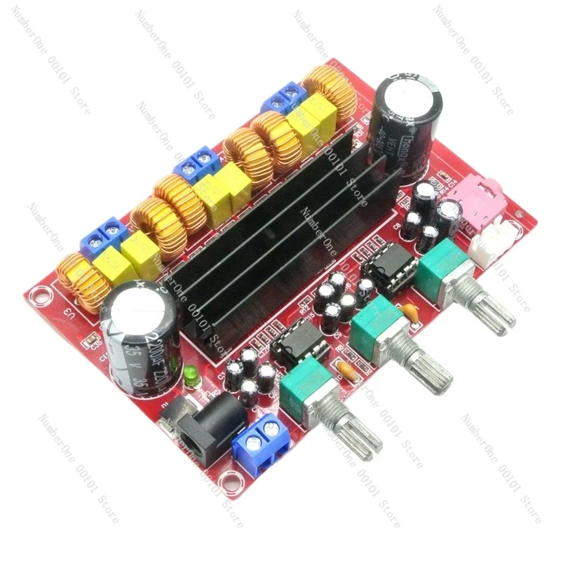TPA3116D2 2.1 Channel Digital Amplifier Board 12V-24V Wide Voltage 2*50W+100W Three Channels