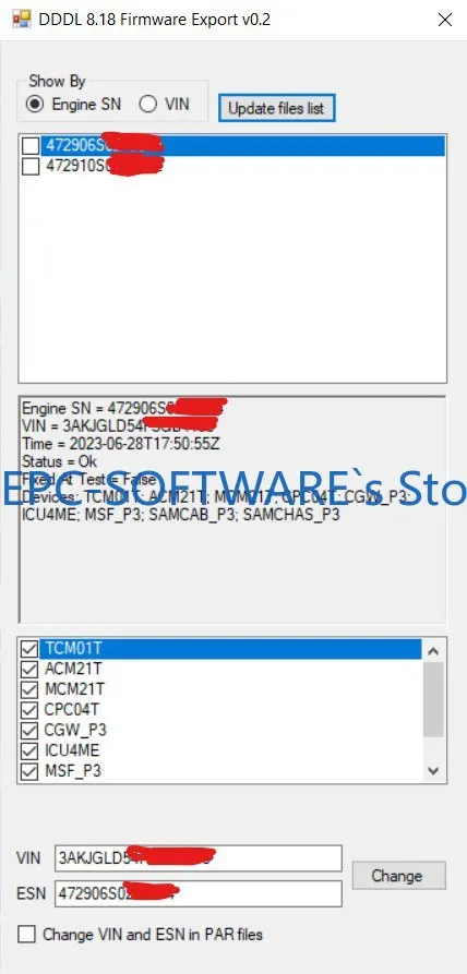 

EPC-SOFTWARE Detroit Diesel DDDL Инструмент для экспорта и импортной прошивки набора данных