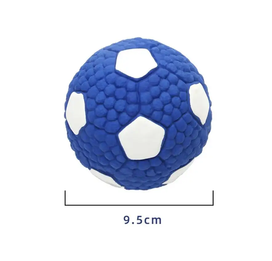 Squeaky Dog Toys Natural Latex Rubber Balls Durable for Small Medium Large Dogs Interactive Chew Fetch Play Dog Toy