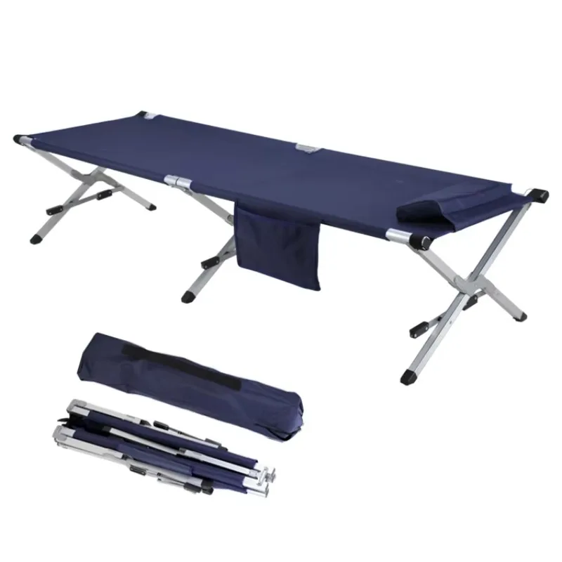 Modern Outdoor Easy Carry Lightweight Aluminum Ultralight Folding Camping Bed with 600D Oxford Polyester for Adults
