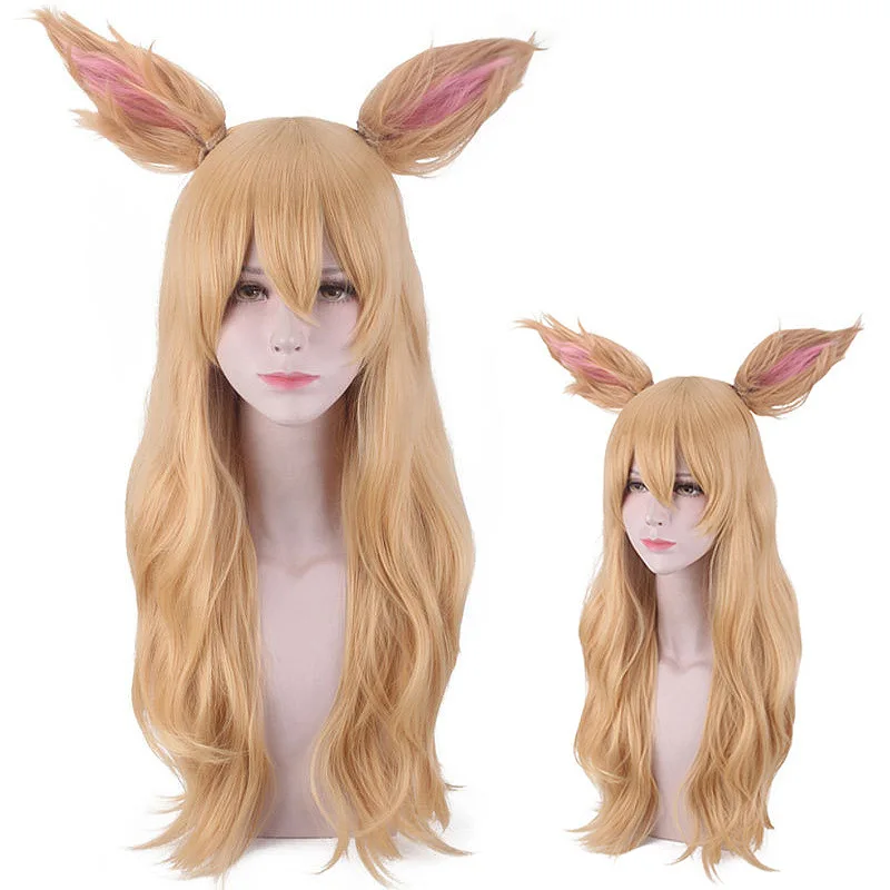 Synthetic Cosplay Wig Inspired By KP O KDA Idol Singer Akali-Kaisa-Ahri-Evelynn Long Anime Fantasy Party Hair view 2