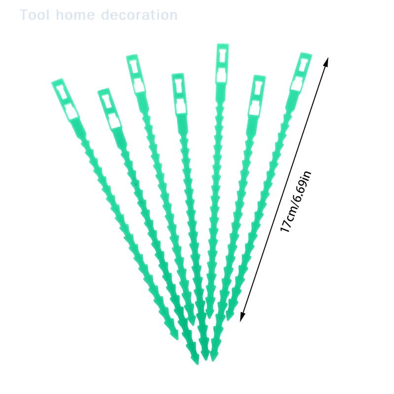 100Pcs/pack Reusable Garden Cable Ties Plant Support Shrubs Fastener Tree Locking Nylon Adjustable Plastic Cable Ties Tools