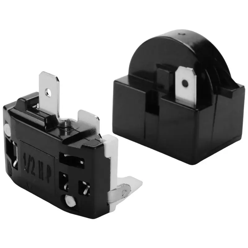 BAAJ-20X QP2-4.7 PTC Starter Relay 1 Pin Refrigerator Starter Relay And 6750C-0005P Refrigerator Overload Protector