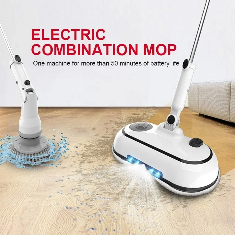 Multi-functional And Diverse Assembly Customizable OEM Hand-held Wet And Dry Wireless High Quality Electric Mop
