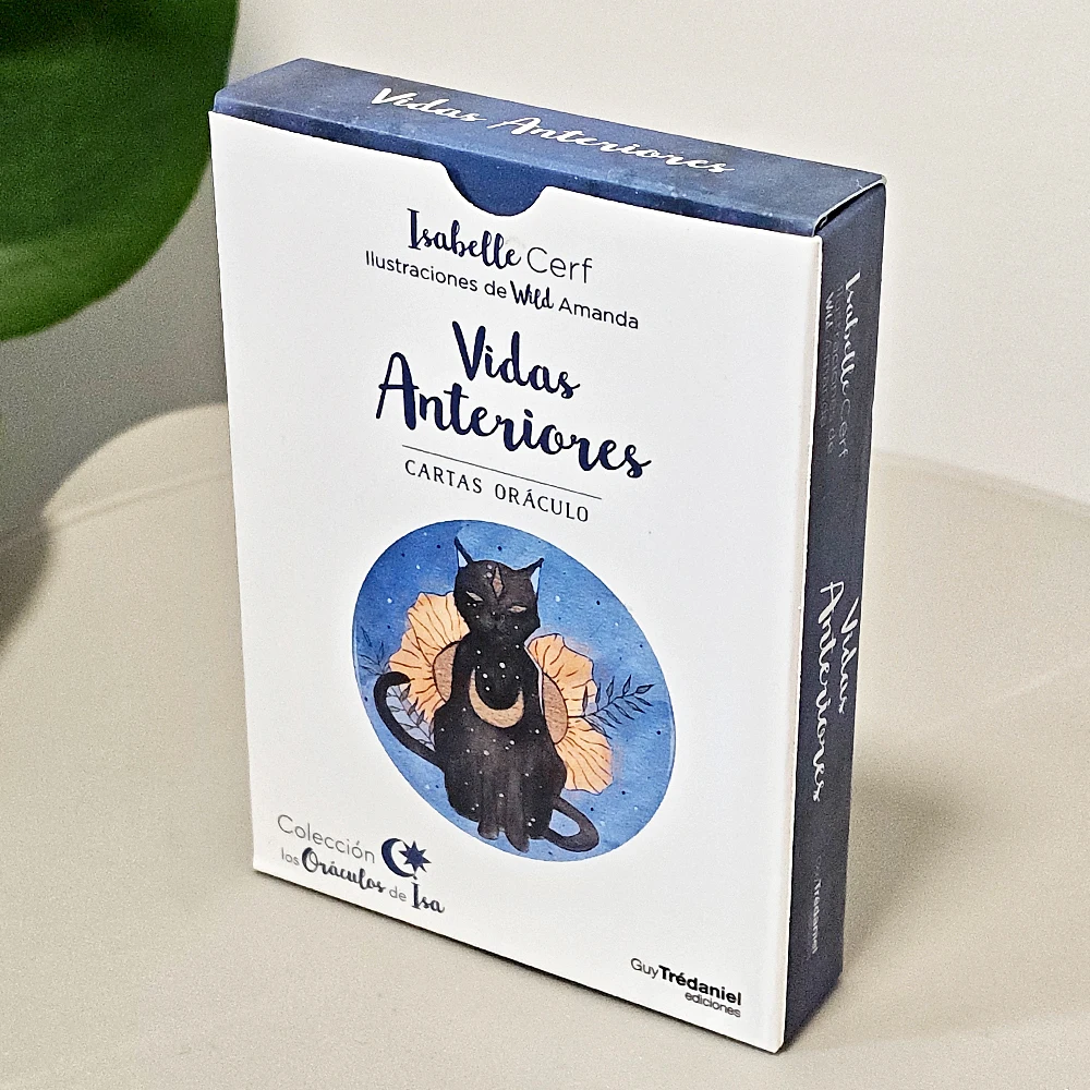 

Набор из 42 карт Oracle Vidas Anteriores (испанская версия), колода прошлых жизней для исцеления души и кармы, 10,5*7,5 см, двусторонние, с тиснением