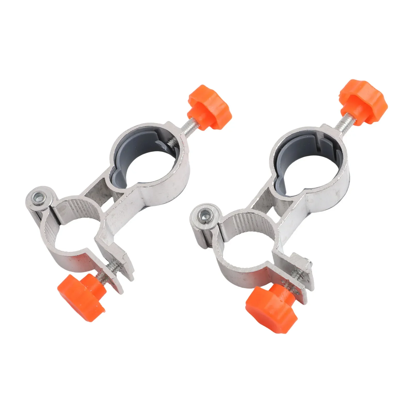 Aluminum Clip On Mount For Umbrella 2 Pcs For Garden Chair Parasol Support On Outdoor Patio Balcony Deck Applications