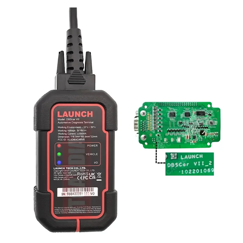 Nieuwste Lancering Dbscar7 Dbscar Vii Adapters Bluetooth Ondersteuning Canfd Doip Protocol Launch X431 Obd2 Scanner Auto Diagnostische Tools