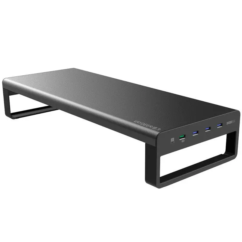 Computer screen heightening rack Desktop, office desktop rack USB wireless charging