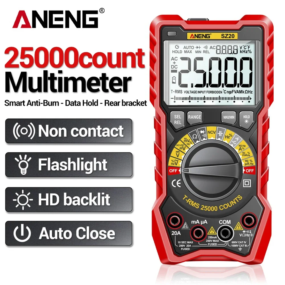 professional-digital-multimeter-aneng-sz20-25000-counts-ac-dc-current-meter-voltage-tester-for-car-ohm-temp-capacitor-electric