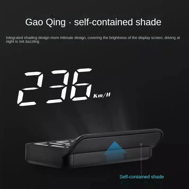 

New Head-Up Display Car Universal Model Dual OBD HD HUD Car Computer Speed Water Temperature Voltage Display Automotive Supplies