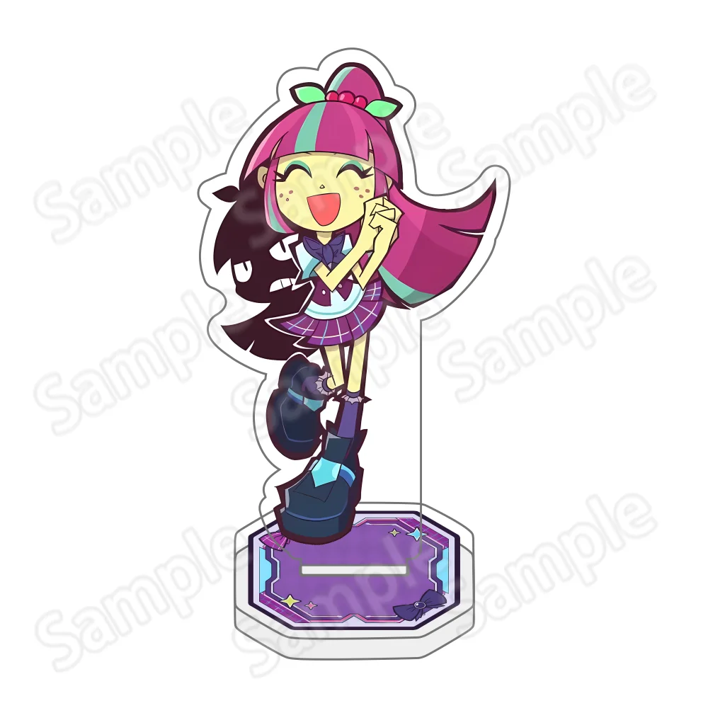 Anime Equestria Girls New 10CM Acrylic Stand keychain Model Figure Cosplay Character Gifts Decoration Accesorios Goods