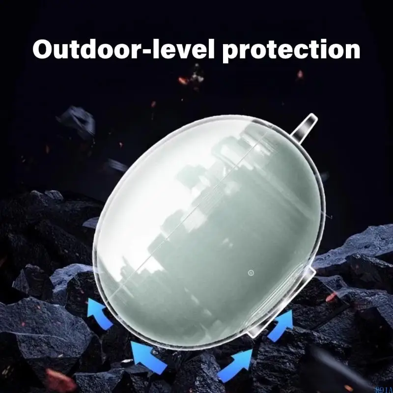 R91A 새싹을위한 R91A 헤드폰 슬리브 4 충격 저항성 Nonslip 방수 커버 인클로저