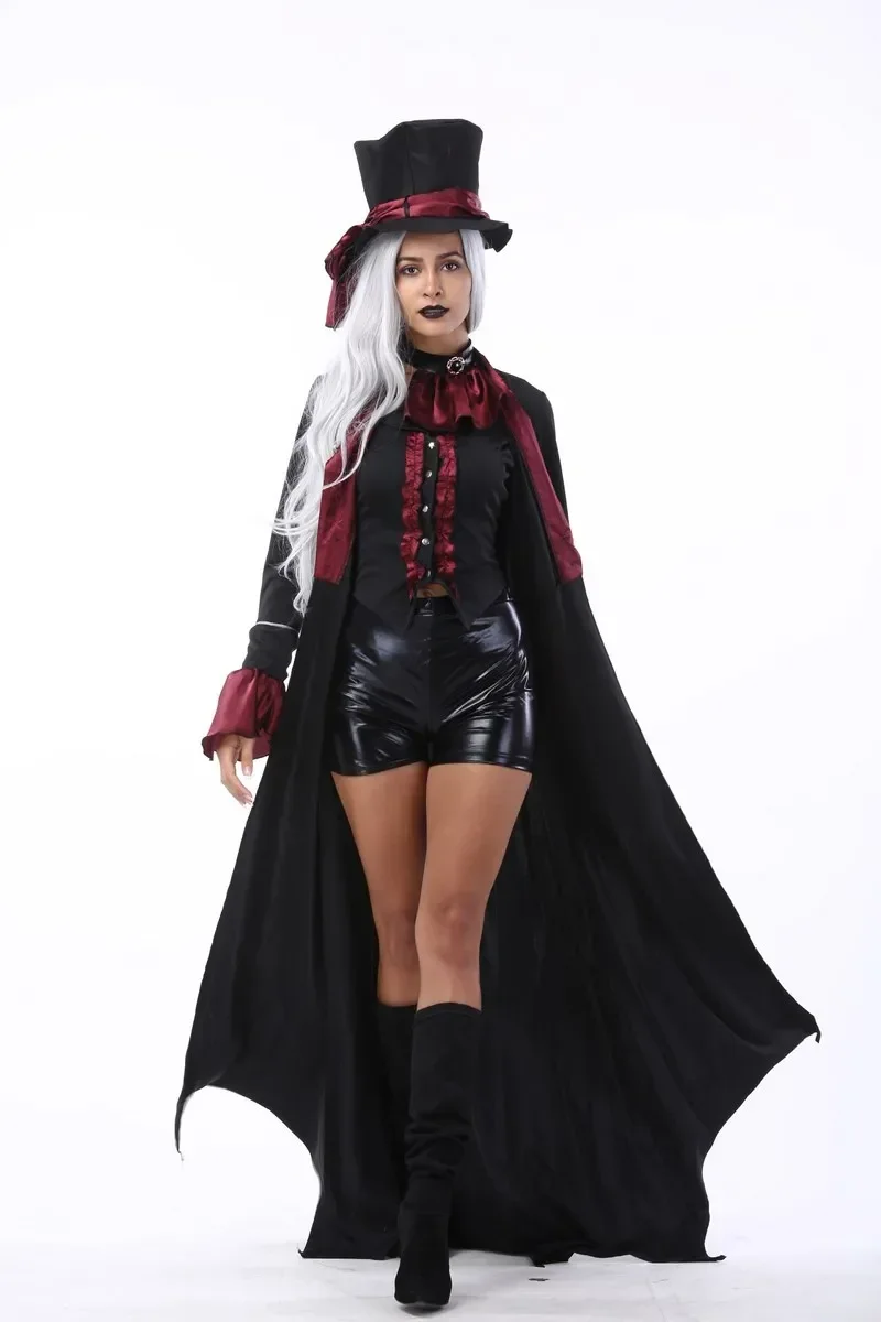 Kostium Cosplay na Halloween dla dorosłych mężczyzn kobiet para wampir Masquerade etap diabeł Zombie duch sukienka