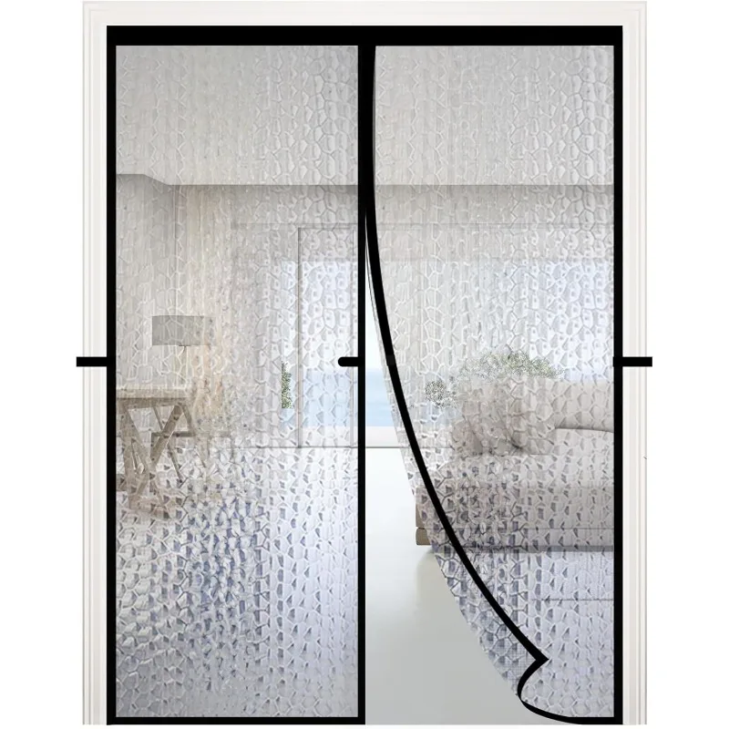 OLOEY Magnetic Thermal Insulated Door Curtain Waterproof EVA Door Cover Self-Closing Windproof Door Net Screen Custom