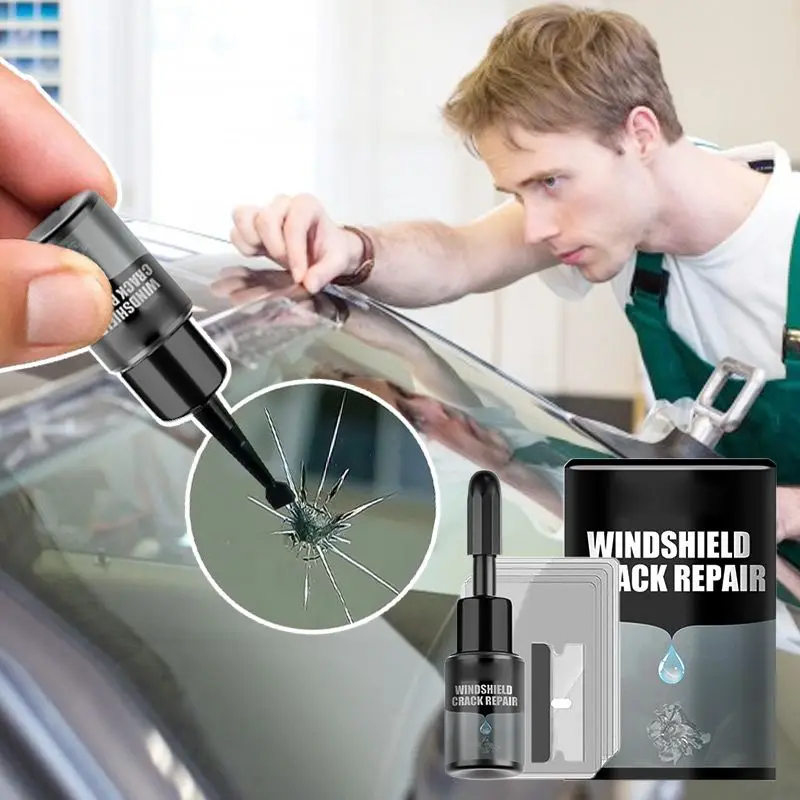 Front Window Repair Kit Liquid Glass for Car Cracked Glass Repairing Automotive Windshield Regroover glass repair fluid Tools