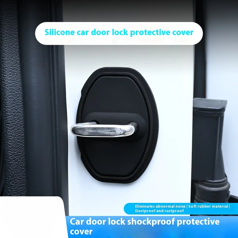 

Suitable for Skoda Car Door Protector Silicone Silent Switch Door Lock Anti-Rust Accessories Door lock cover