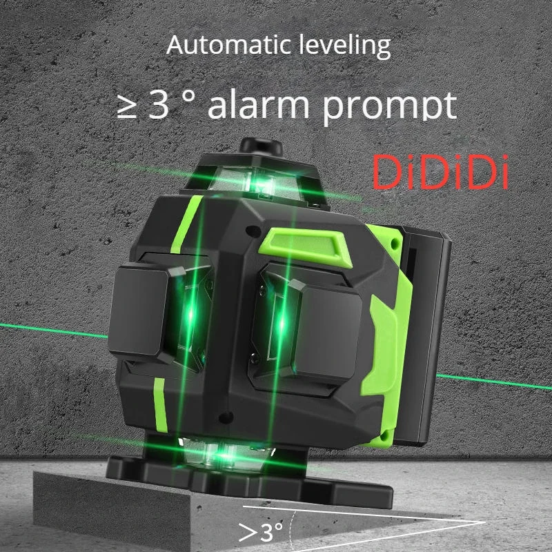 16 Lines Laser Level Green Line SelfLeveling 360 Horizontal And Vertical Professional Building Mini Laser Level