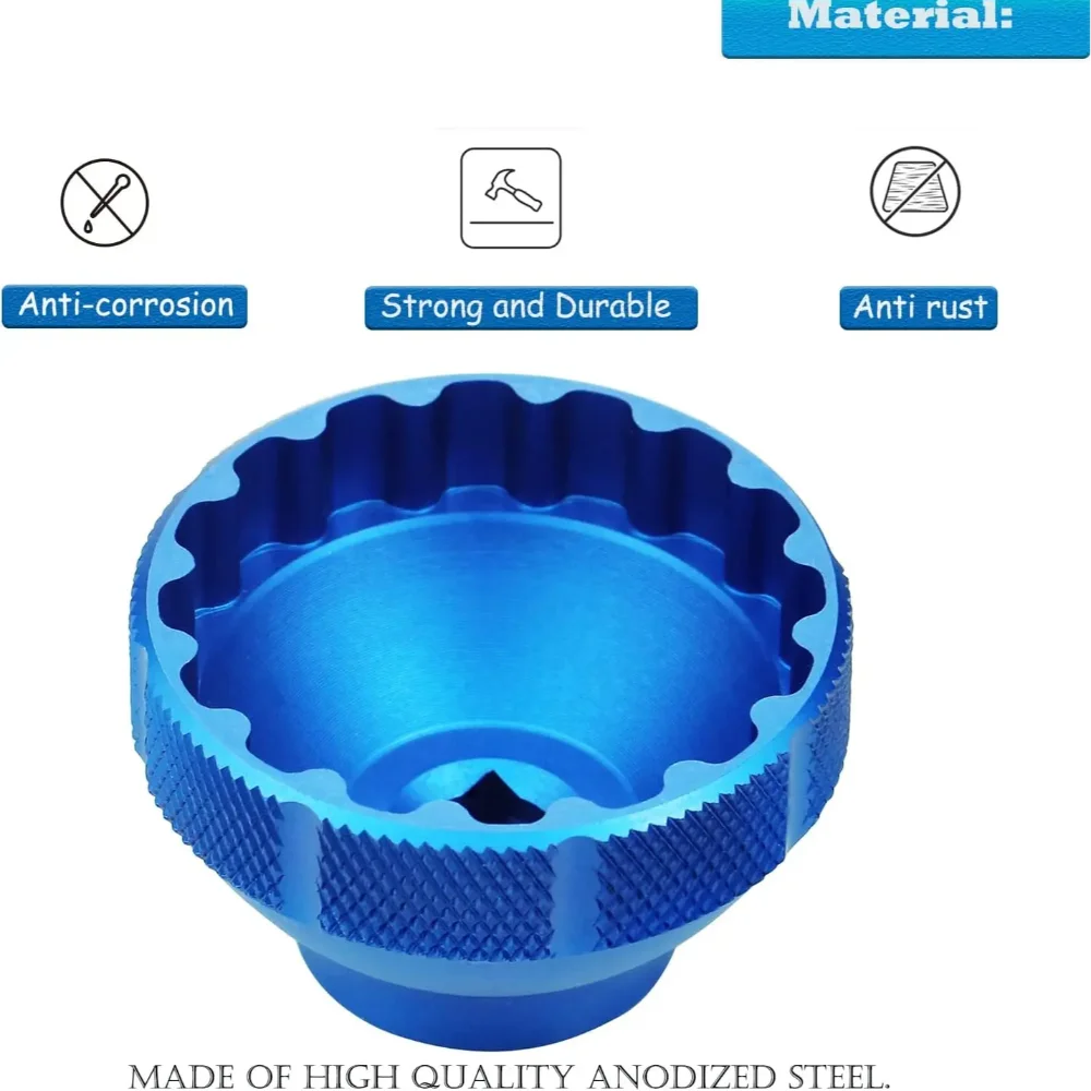 

Инструмент для каретки велосипеда, инструмент с 16-образным вырезом, 44 мм, совместимый с инструментом для поддержки нижнего слота BBT-69.2