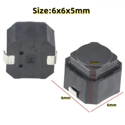 20pcs/Lot Size 6x6mm Touch Switch SMD Silent Button Silicone Switch Silent 6x6x5mm PCB Panel Keypad Switch