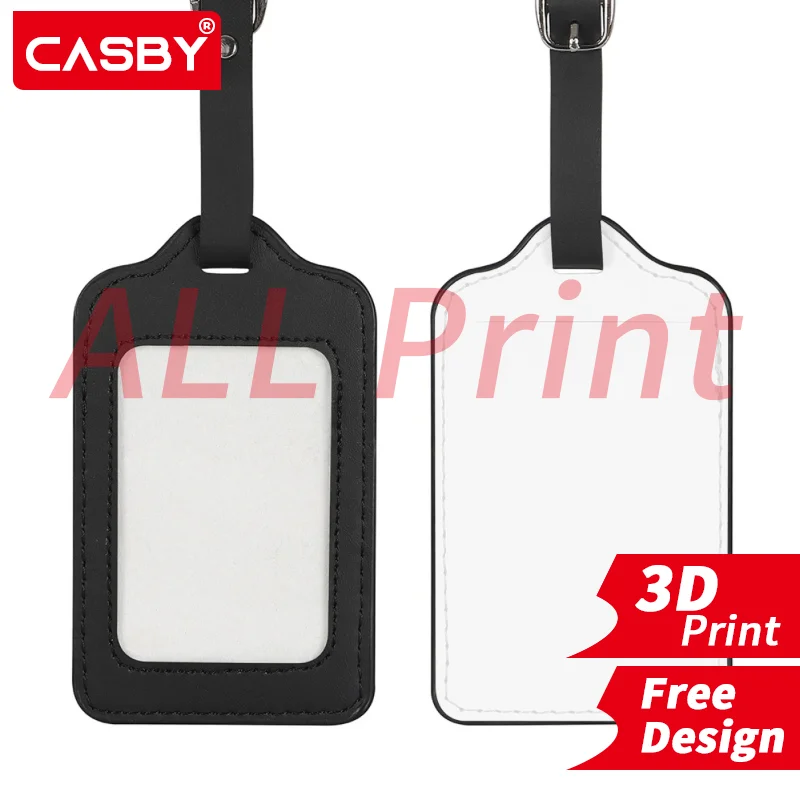 

CasbyLuggage Travel Accessories Suitcase Address Name Baggage Boarding Tag 3D Print Custom Logo All Print Design DIY Free