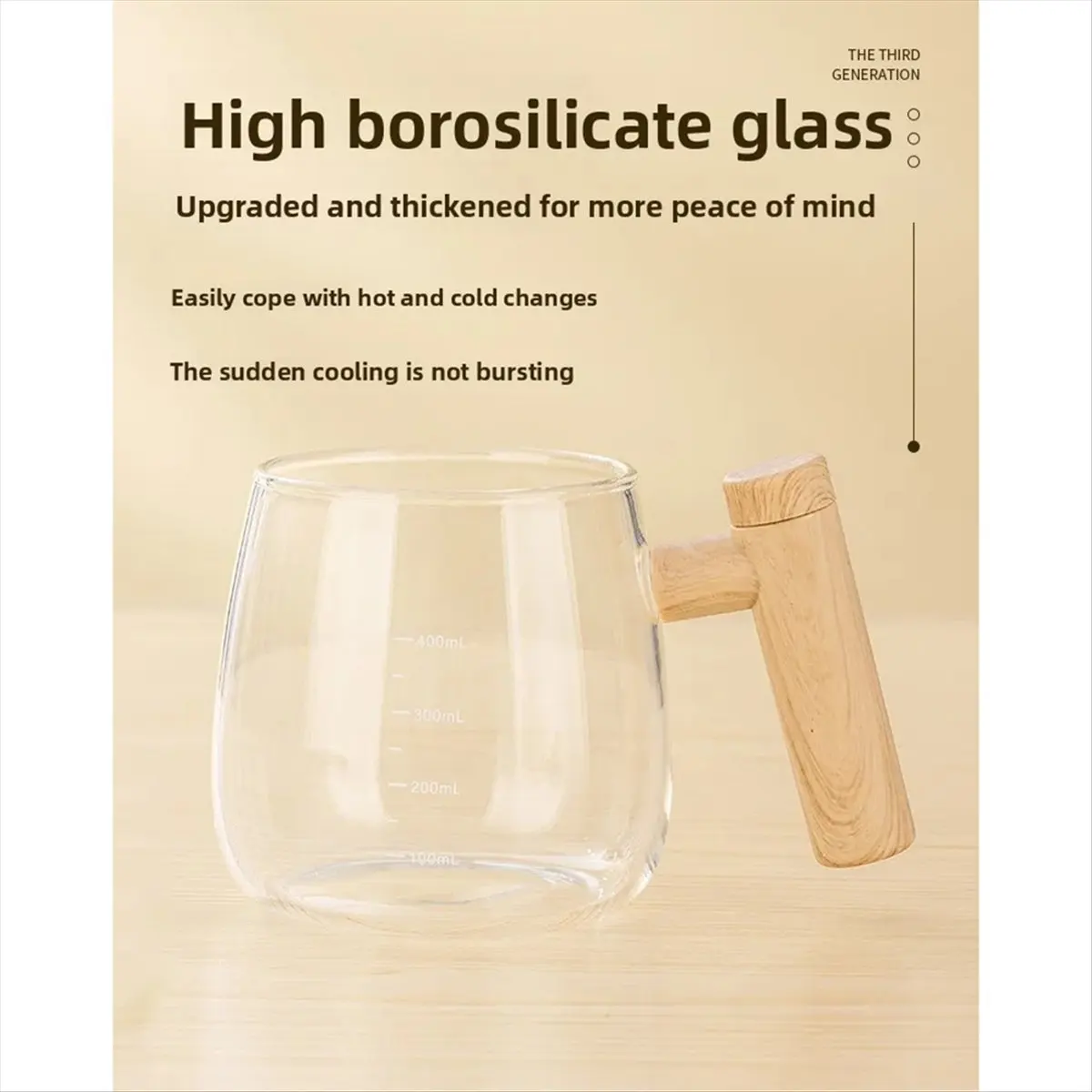 DT503 TO Self Stirring Coffee Mug Glass Self Stirring Travel Coffee Cup 400ML USB Charging Mixing Cup for Mix Coffee,Milk,Tea
