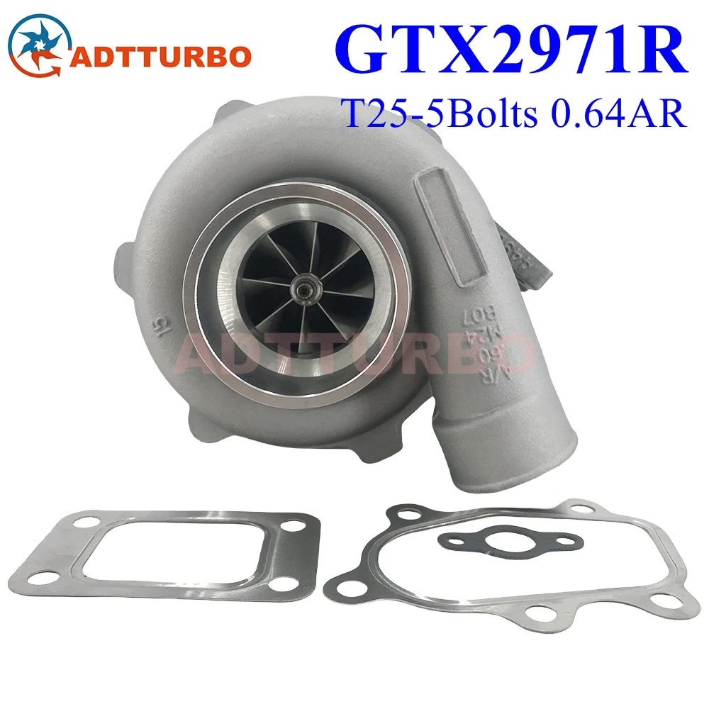 

GEN 2 GTX2971R GTX2971 GTX29 54mm 836041-5002S 827690-0006 GTX-Series Turbocharger Ceramic Dual Ball Bearing Turbine 0.64AR T25