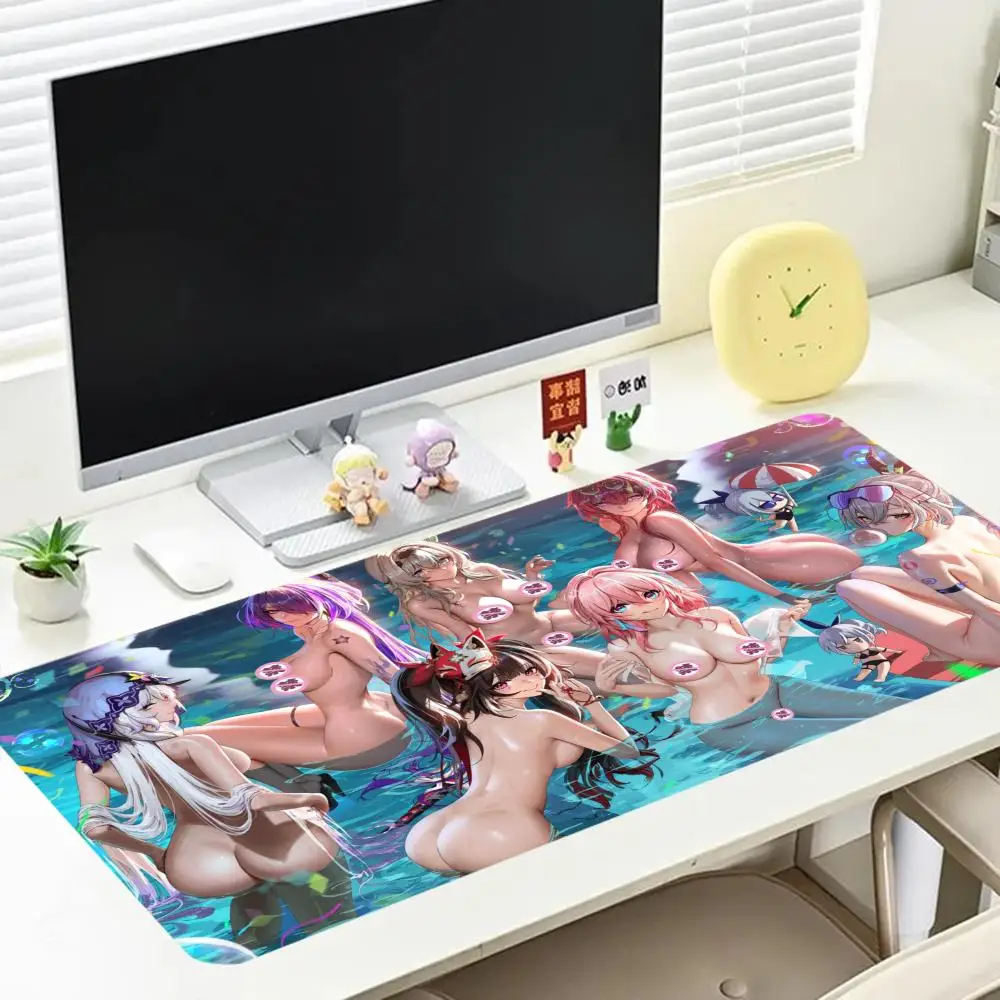 

Minimalist Typography Mouse Pad - Non-Slip Desk Mat for Office & Home