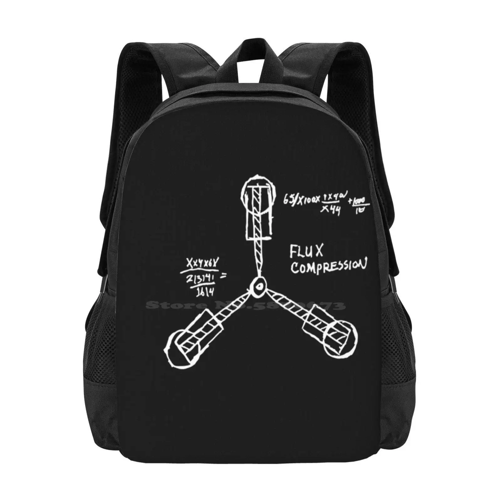 Flux Capacitor / Back To The Futur ( Bttf ) Hot Sale Schoolbag Backpack Fashion Bags Back To The Futur Bttf Retour Vers Le