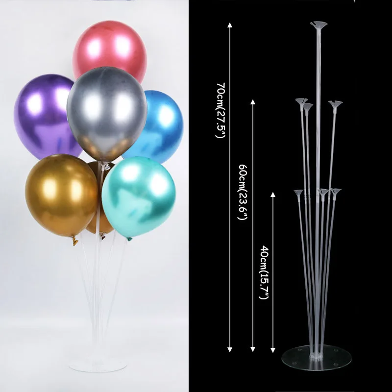 1Set Table Float Balloon Stand Holder PE Balloons Column Happy Birthday Party Decoration Wedding baby shower balloon Accessories
