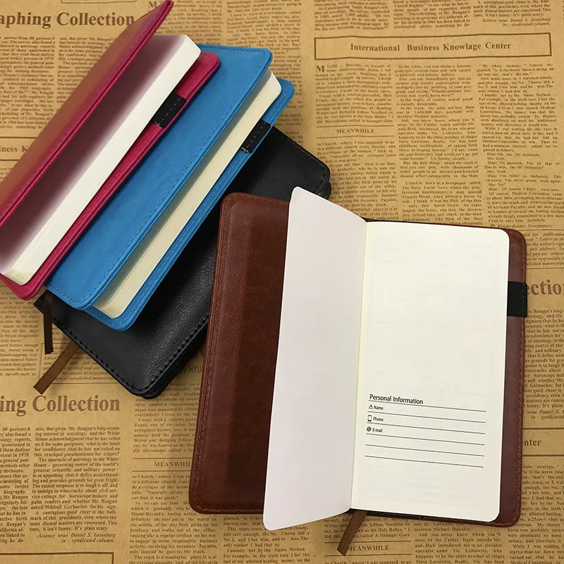 A6 Notebooks And Journals Vintage Leather Notebook Travel Diary Note Book Sketchbook Stationery Gifts School Office Supplies